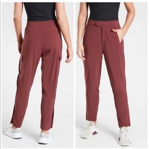 Athleta uptown pant size 6, maroon